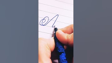 "Alia" in cursive writing #shorts #youtubeshorts #calligraphy #cursive #handwriting