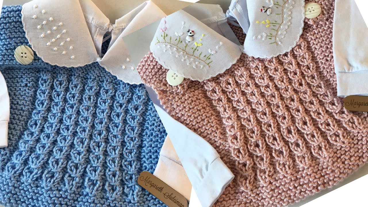 COLETINHO DE TRICÔ PARA BEBÊ - PONTO OITINHO