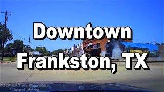 Driving Downtown Frankston, TX (Dash Cam)