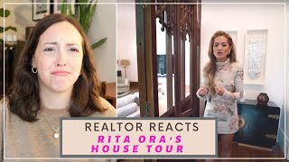 REALTOR REACTS Rita Ora House Tour Architectural Digest | AD Open Door Series