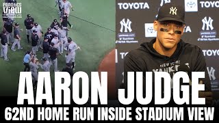 Aaron Judge Historic 62nd Home Run from Inside Globe Life Field vs. Texas | New York Yankees