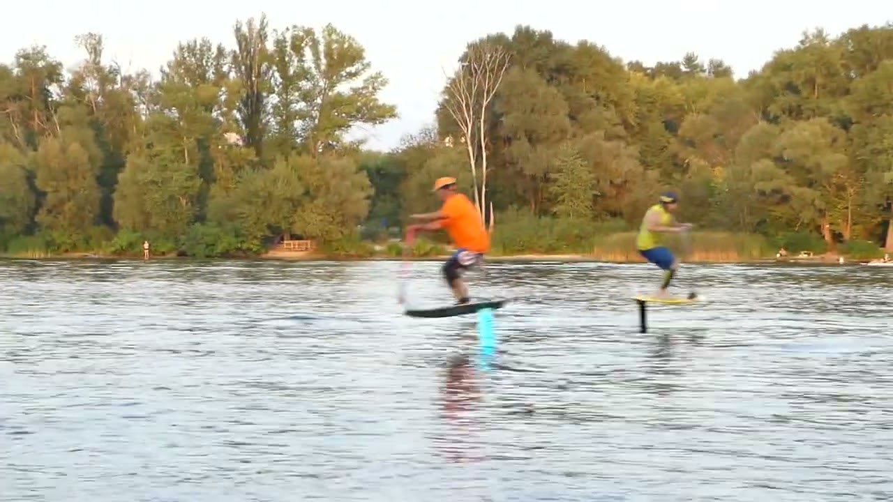 SCOOTFOIL / PUMPFOIL / WAKEFOIL School Kyiv , Скутфоіл навчання  