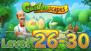 【GAMES】ガーデンスケイプ(Gardenscapes)攻略 Level 26-30 screenshot 5