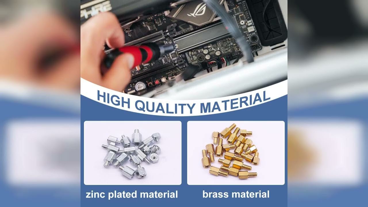 Review: 480PCS M.2 Screws Motherboard Standoffs Kit, NVMe Screws M.2 SSD Mounting Screws for M...