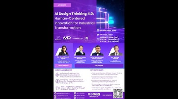 Webinar: AI Design Thinking 4.0 Human-Centered Innovation for Industrial Transformation