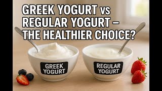 Greek Yogurt vs Regular Yogurt – The Healthier Choice?