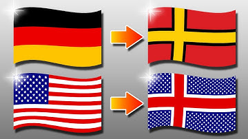 Every Country Reimagined as Nordic | Flag Transformation Animation