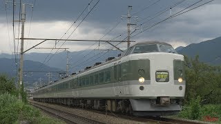 2018年夏  189系  臨時あずさ81号＆77号！ 勝沼ぶどう郷/塩山  4K60P