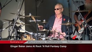 ginger baker jams at rock n roll fantasy camp