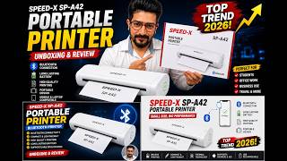 Speed-X SP-A42 Bluetooth Printer Unboxing | Mobile Se Wireless Print Nikalein! | Price in Pakistan