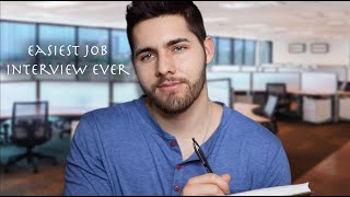 The easiest job interview ever ~ asmr role-play