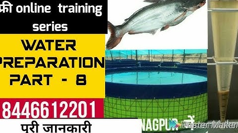 Water preparation | part- 8 | free | Biofloc online training series | Jaikumar Nagpur | Biofloc prac