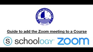 For Instructors: Guide to add Zoom Meeting to a Course