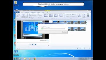 Rotate & Save Video using Windows Movie Maker