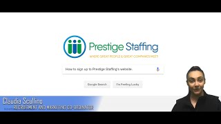 How to sign up to Prestige Staffing's website screenshot 5