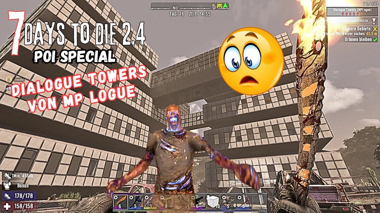7 Days To Die  2.4  -  POI Special -  Dialogue Towers von MPLogue