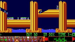 Lemmings Longplay (Amiga) [QHD] screenshot 3