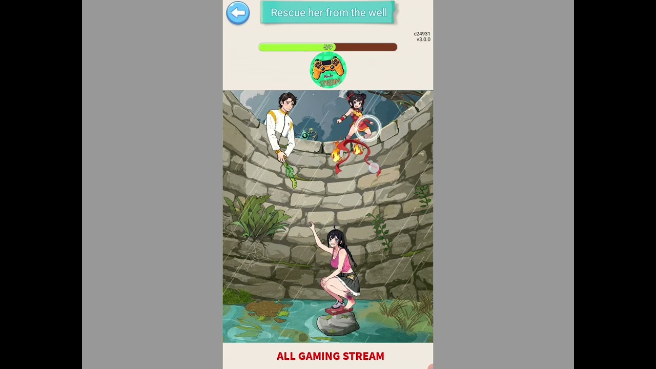 Crazy Brain Puzzle Level 162 | rescue her from the well Gameplay