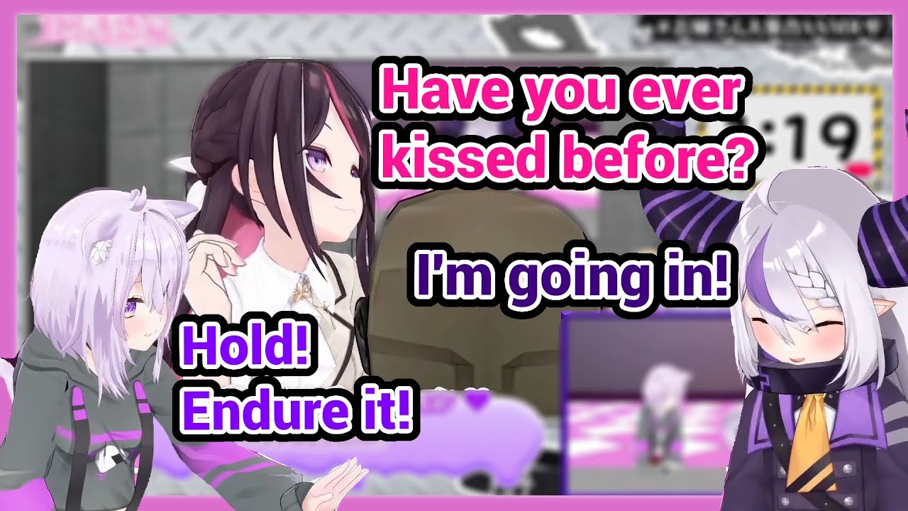 Лаплус и Окаю не смогли справиться с потрясающим ASMR от Азки в 3D!!!! вместе с Акироуз, Чоко и Н...