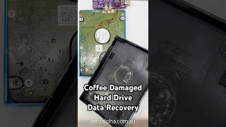 Coffee Damaged Hard Drive Data Recovery Repair | WD20JDRW 2TB My Passport