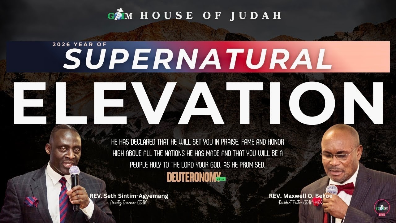 2026 Is The Year Of Supernatural Elevation | GOIM House of Judah Sunday Service | January 4, 2026