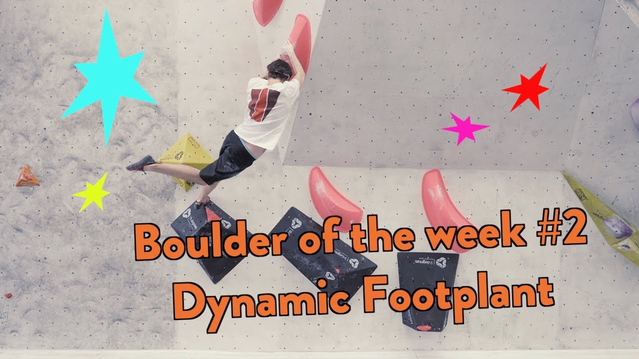 Boulder of the week #2 // Dynamic footplant at 9 Degrees Sydney