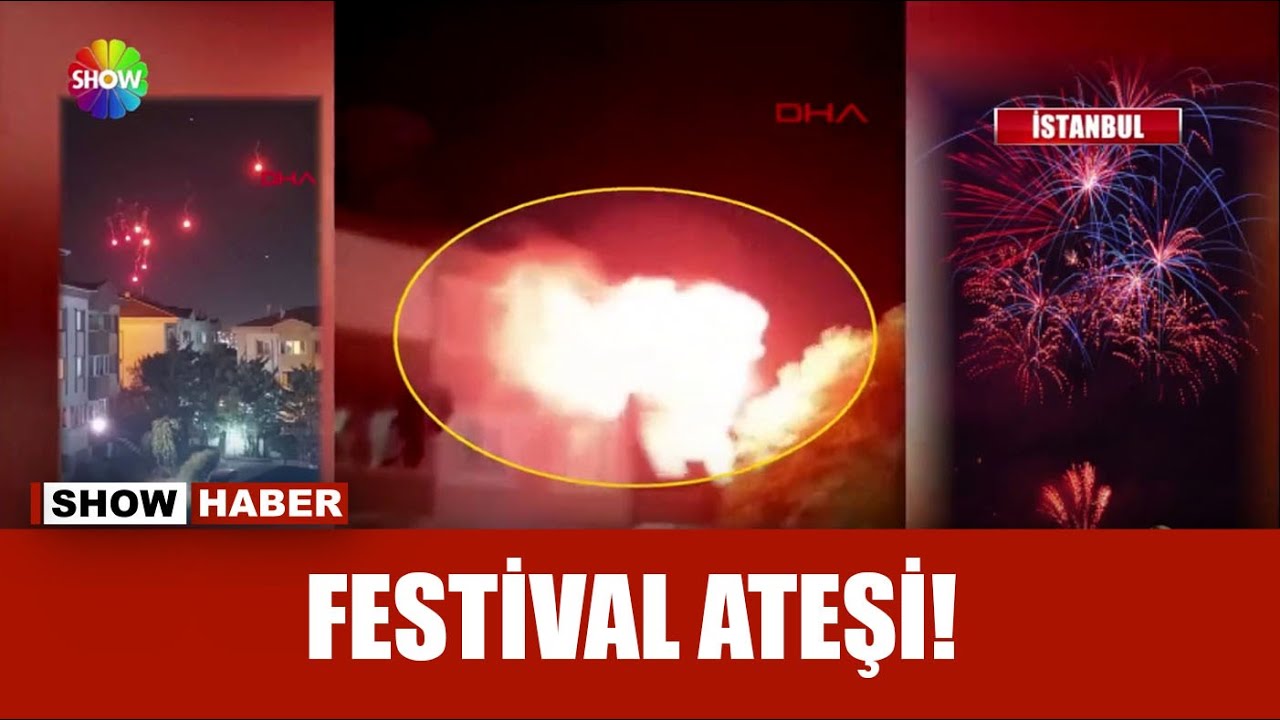 İşaret fişekleri yangın çıkardı!