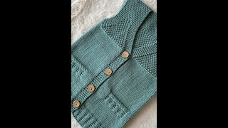 2 Yaş Erkek Bebek Yelek Yapımıbaby Boy Knit Vest Pattern