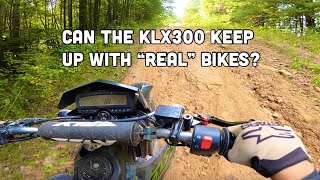 Can Kawasaki KLX 300 Keep Up With “Real” Dirt Bikes?  Hatfield McCoy Trails