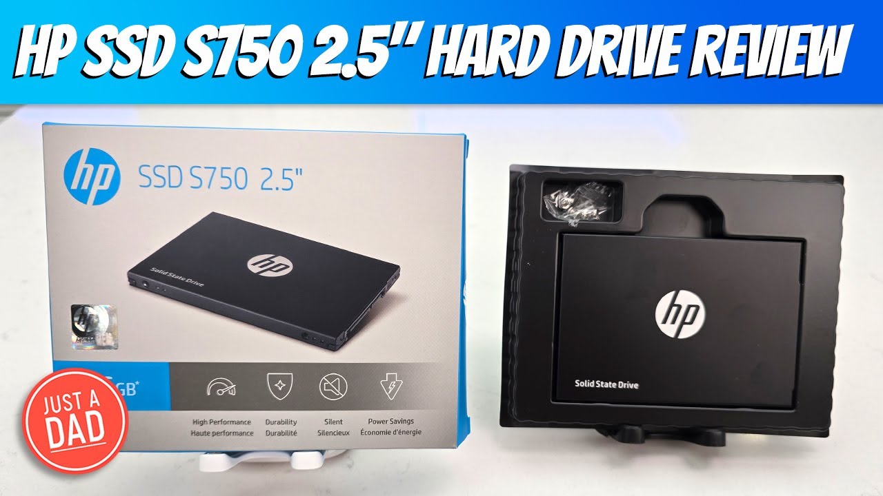 HP SSD 2.5 inch Hard Drive Review SATA III REVIEW - YouTube