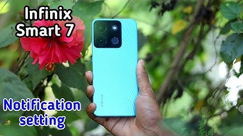 Infinix Smart 7  notification setting, Infinix Smart 7 notification light setting, Infinix Smart 7
