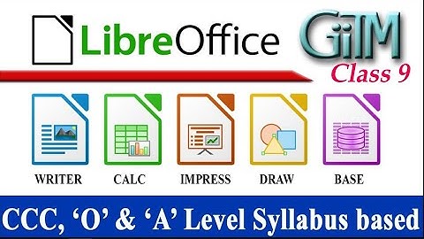 #9LibreOffice Complete Writer Table Menu Part 1|GIITM