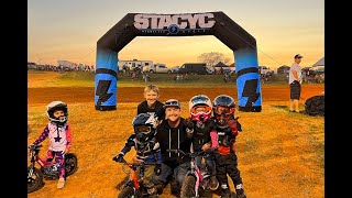 3 YEAR OLD WINS 1ST STACYC RACE!