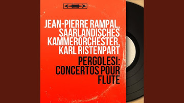 Flute Concerto in G Major: II. Adagio