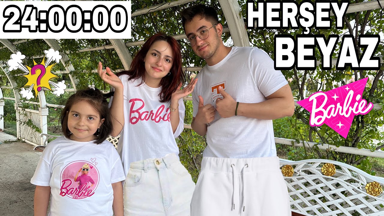 24 SAAT BOYUNCA HERŞEY BEYAZ ZEYNEP HİRANUR/بابا جاب لي بالون - جنى مقداد | طيور بيبي