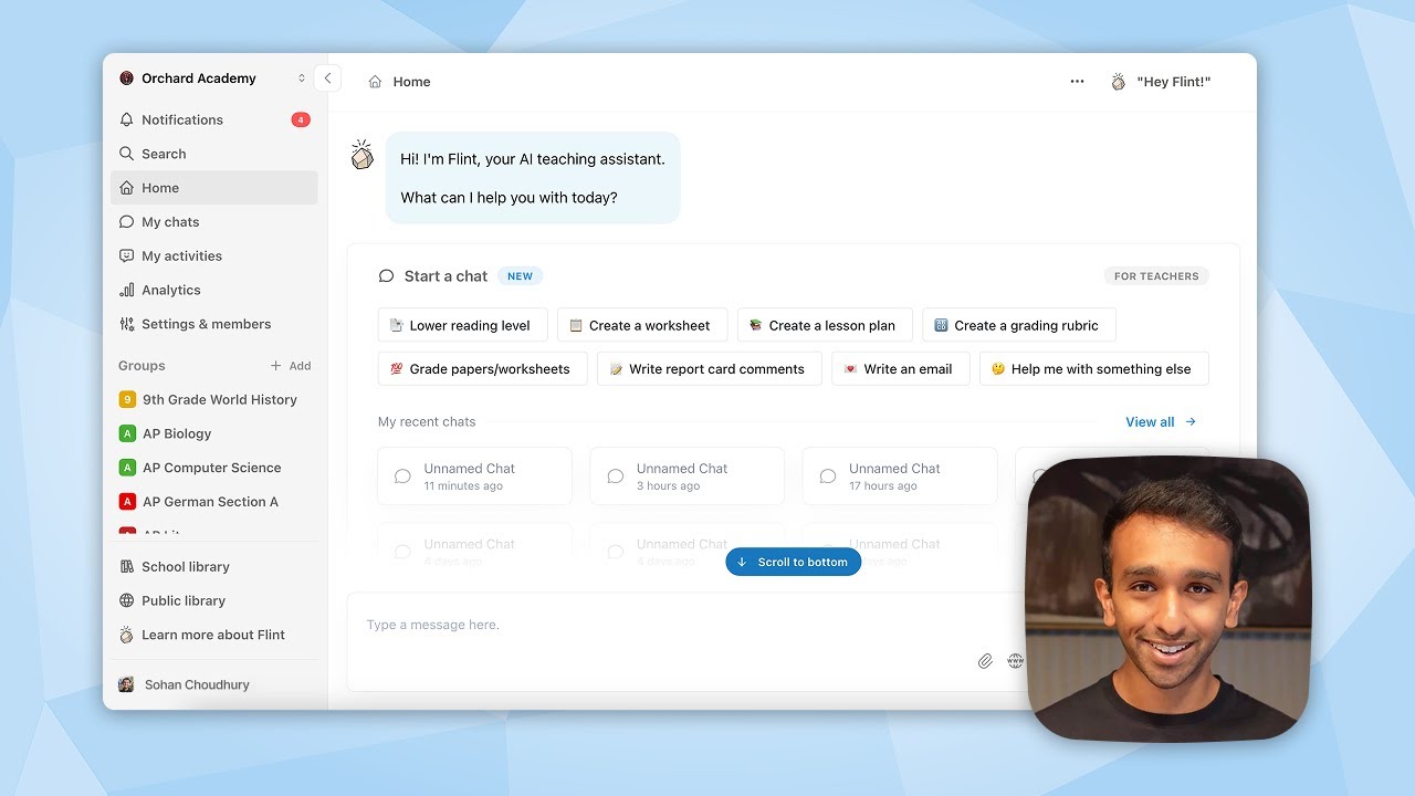 Flint Demo Video — AI Personalized Learning for Schools