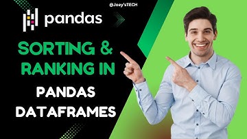 Sorting and Ranking data in Pandas Dataframes | Python Pandas tutorial #pandaslibrary