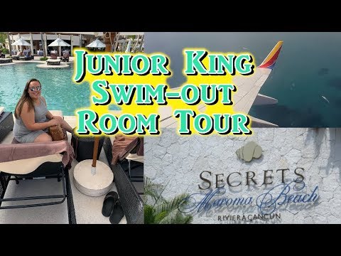 Secrets Maroma Beach Junior King Swim Out Room TourBarefoot Grill