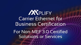 Mplify Carrier Ethernet for Business Certification for Non-Certified Member Companies