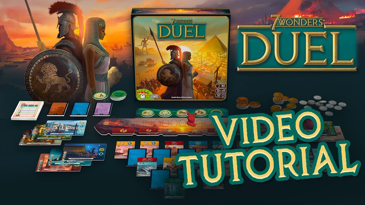 TUTORIAL VIDEO  How to play 7 Wonders Duel in 8 minutes 