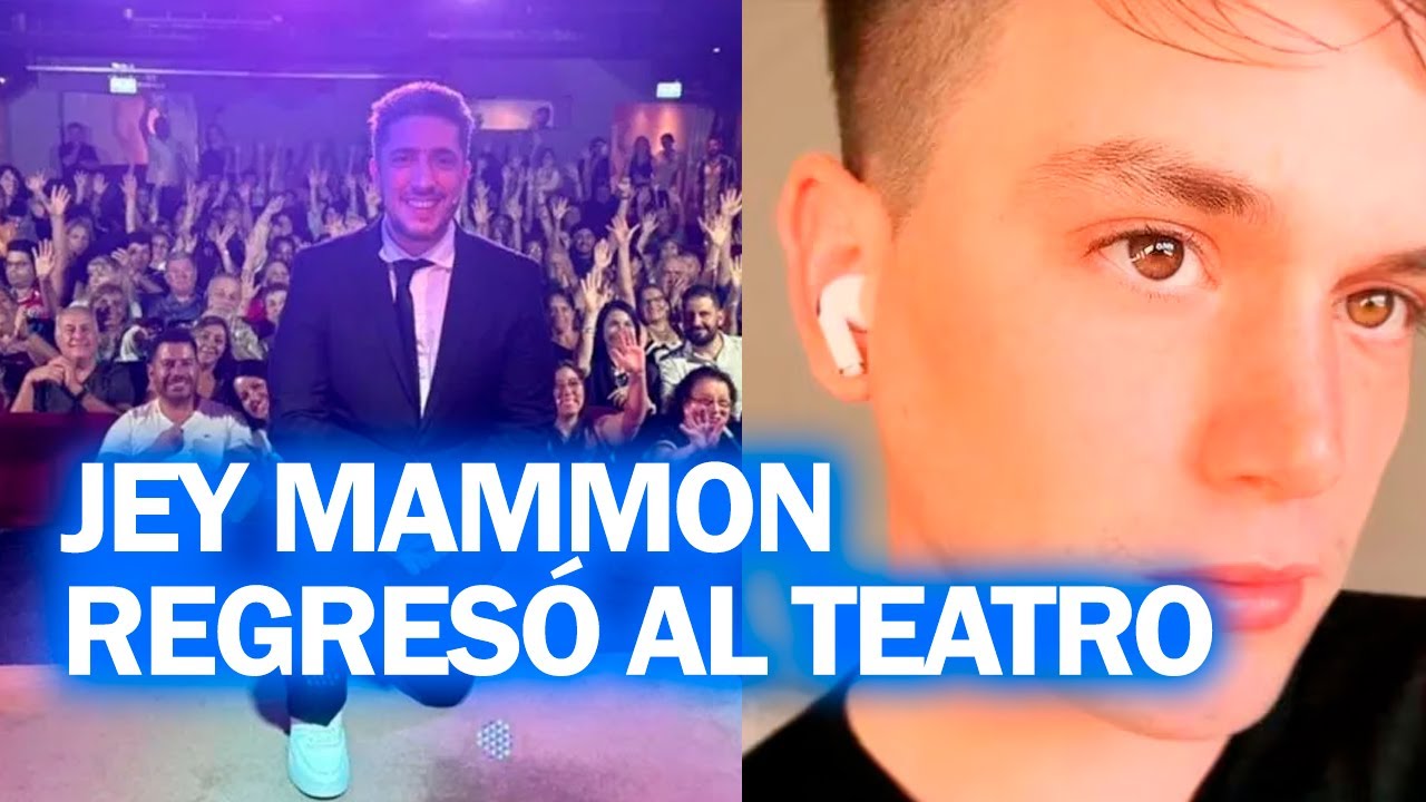 JEY MAMMON VOLVIÓ A LOS ESCENARIOS Y LUCAS BENVENUTO REACCIONÓ EN SUS REDES