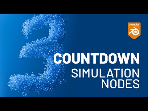 Blender | Countdown with Simulation Nodes (Tutorial)