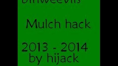 Bin weevils mulch hack