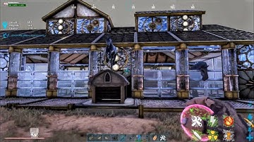ARK: Survival Evolved - Speed Build | SteamPunk Stable / Barn | 2