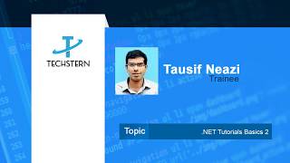 Techstern Tutorial: .NET Basics-II