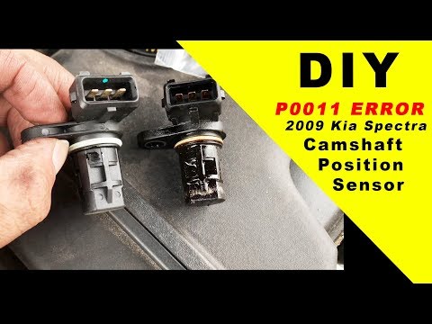 p0011 error code  2009 Kia Spectra Crankshaft Position Sensor DIY FIX