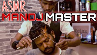 Fire  Therapy Head Massage By Legendary Indian Barber - MANOJ MASTER