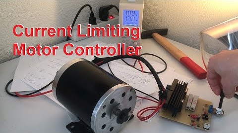 DC Motor Controller (With Schematic) With Active Current Limiting Function
