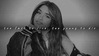nessa barrett - too fast to live, too young to die (slowed + reverb)