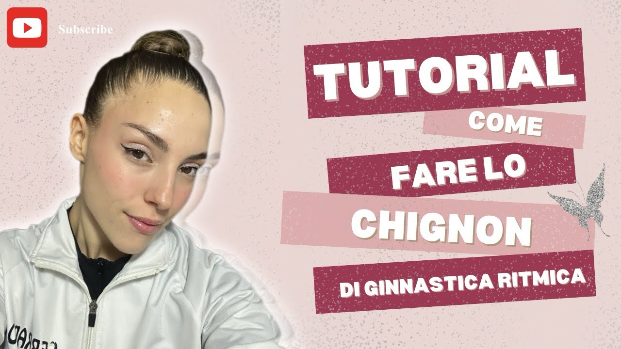 TUTORIAL come fare lo chignon di GINNASTICA RITMICA🦋💖 